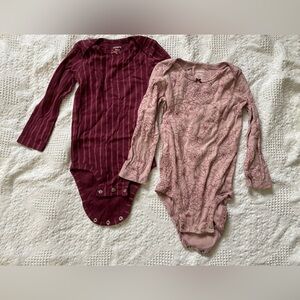 Carter’s Long Sleeve Onesies